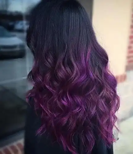 北京美发学校分享薰衣草ombre头发和紫色ombre的50种造型二