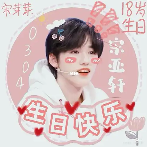 宋亚轩生日快乐