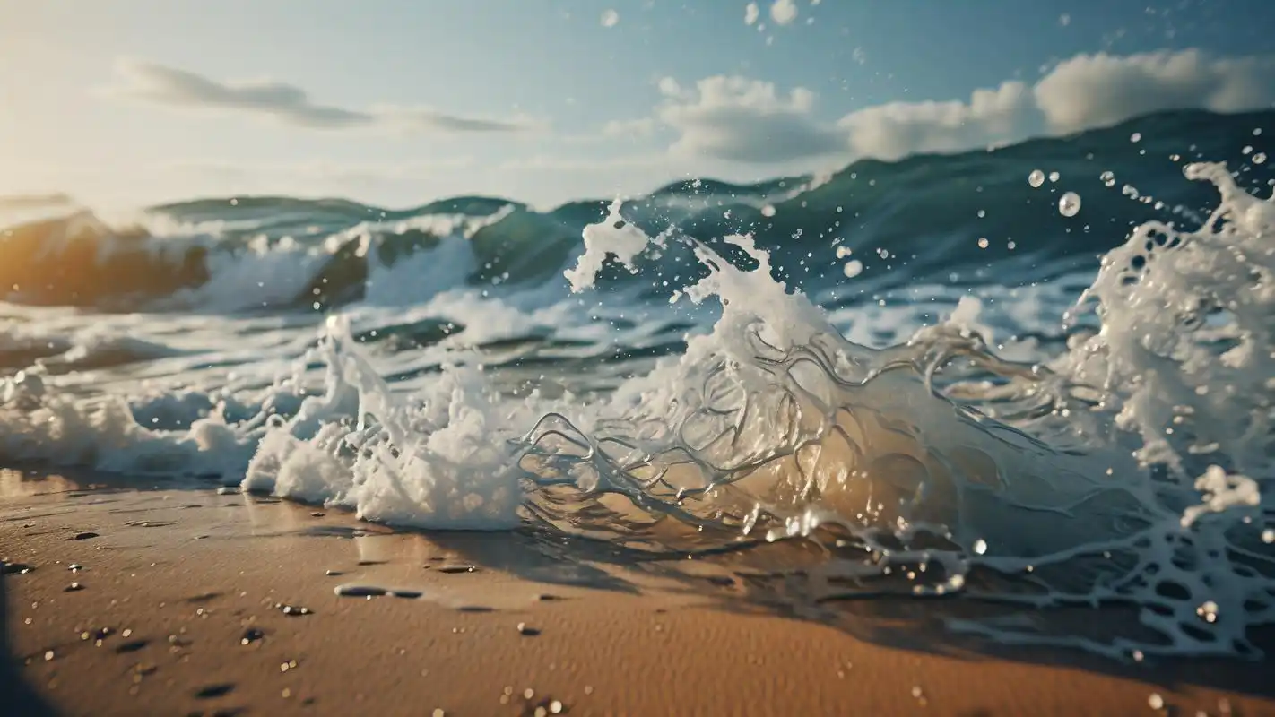 直播封面必备:精美海浪图片素材98