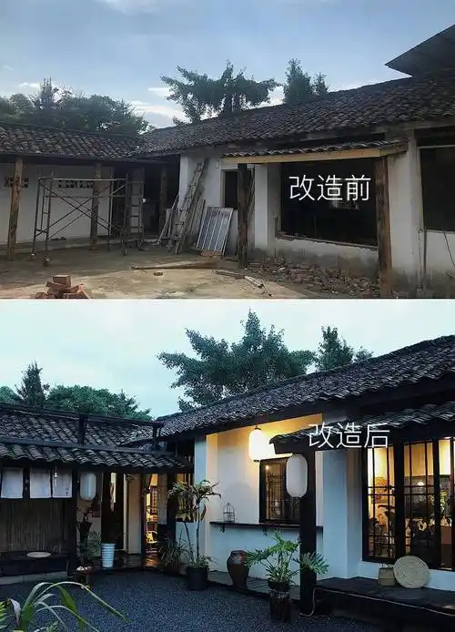 陕西农村旧房改造,农村自建房改造设计,农村老房翻新改造设计,旧房