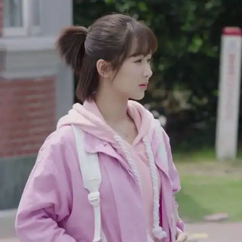 亲爱的热爱的杨紫 佟年同款衣服粉紫色风衣外套中长款大衣-made in