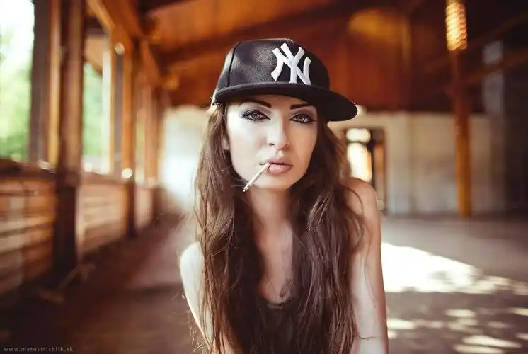 妇女,脸,肖像,雪茄,吸烟壁纸