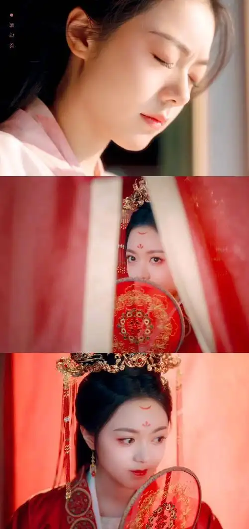 赵今麦古风妆造蜜桃感满满##赵今麦水蜜桃古装甜度爆表