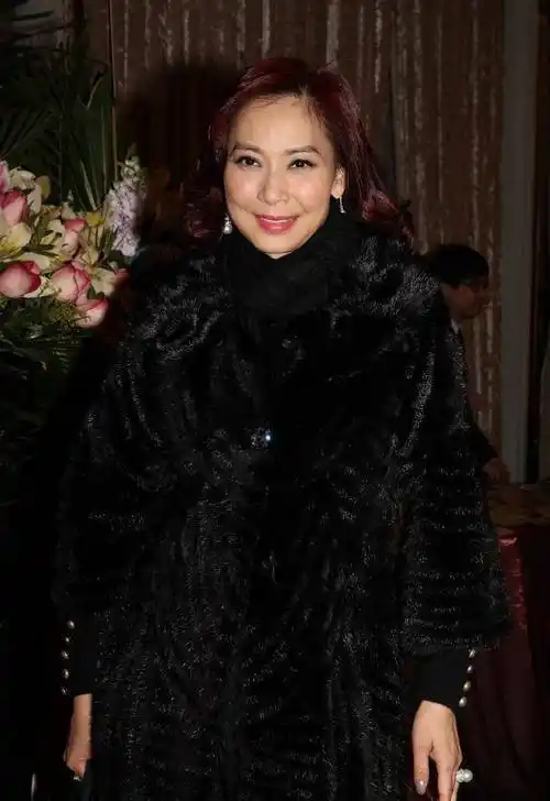 58岁邝美云才是真贵妇,穿蕾丝旗袍好优雅,气质光靠钱堆不出来_西装