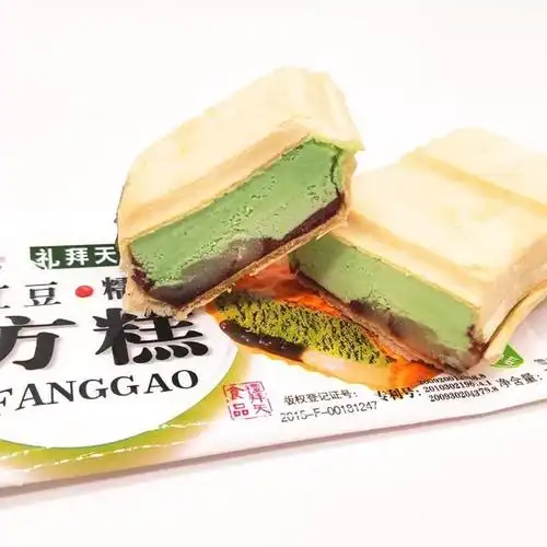 大东北红豆糯米方糕冰淇淋激凌夹心威化网红雪糕冷饮红豆糯米方糕30支