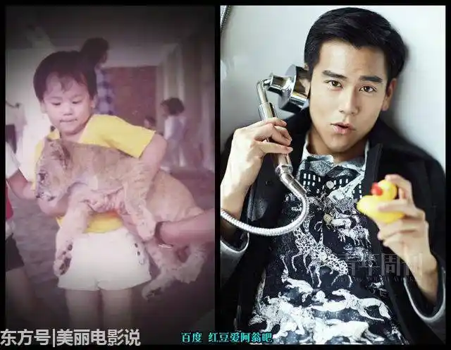 彭于晏小时候还是有萌萌哒照片的 比如说这一