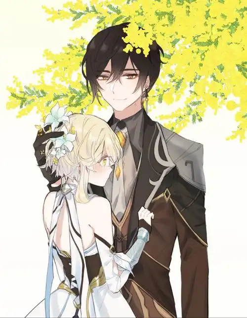 同人搬运钟离x荧增加钟荧含量