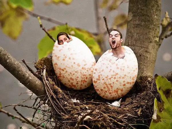 [搞笑夫妻艺术照] 这两口子简直就是活宝~这样的夫妻生活实在是太有趣