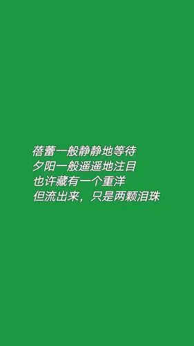 2月15日 10:51   关注  绿色壁纸 壁纸 文字壁纸 评论 收藏