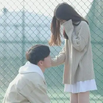 小清新幸福甜蜜一对情头头像,情侣头像图片-回车桌面