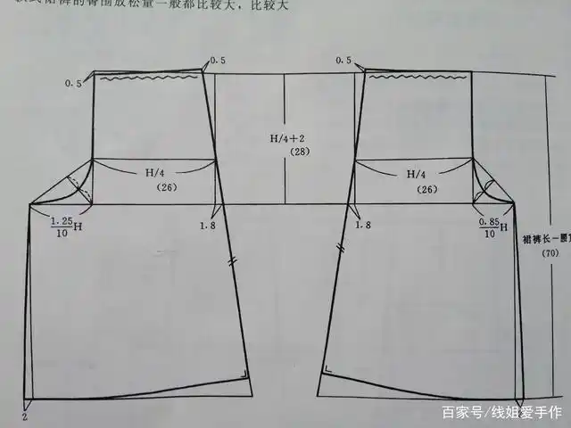 裙裤的三种裁剪方法