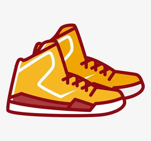 厚底高帮学生白鞋实物素材