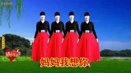经典歌曲《妈妈我想你》正面演示完整版