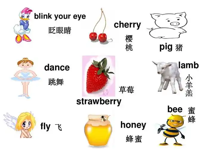 广东版儿童英语二年级下册 lesson one-lesson twelve单词复习答案ppt