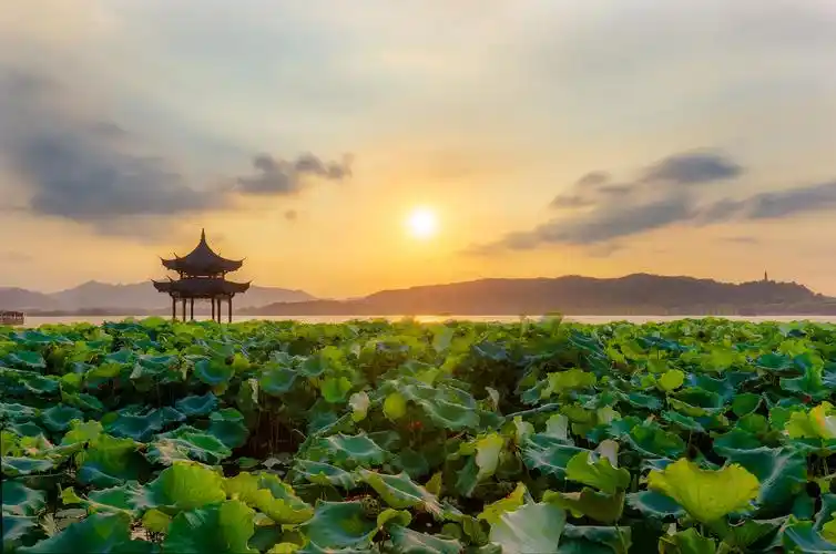 西湖尽情彰显杭州之美!