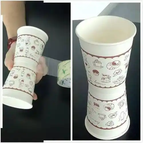 纸杯绝技没有熊娃是1个纸杯搞不定的如果有那就用10个