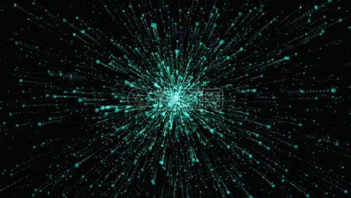 gifgif  |蓝色科技粒子穿梭大气元素背景gif立即下载gifgif  |科技