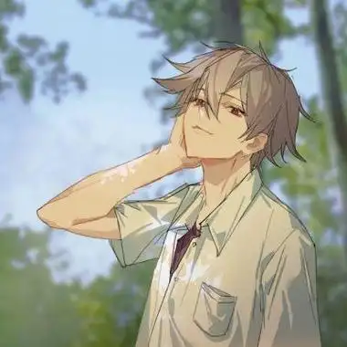 手绘文艺范超帅男头男生头像