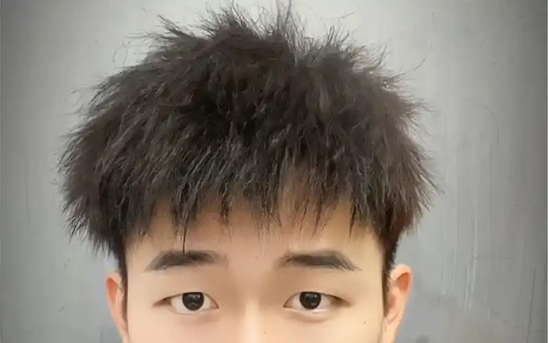 在家搞定蓬松摩根烫#摩根烫#锡纸烫#男生造型