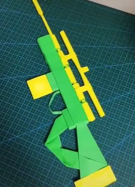 awm狙击枪#热门 #游戏 #玩具 #手工 #折纸