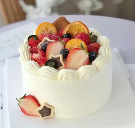 仿真水果蛋糕模型双层卡通蛋糕暴富蛋糕新款网红抖音皇冠橱窗样品