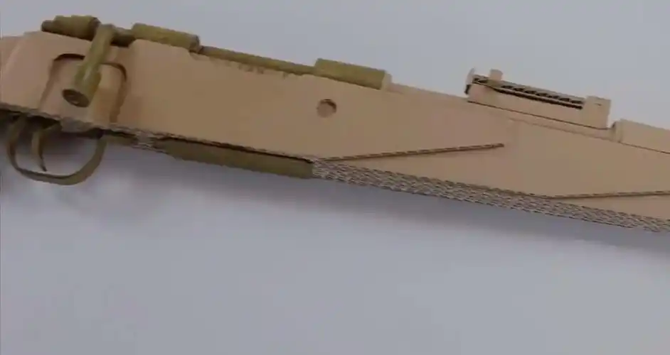 diy套装亲子制作纸板98k可发发射图纸其他手工制作