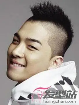 莫西干短发寸头碎发 男士都爱的潮流短发_发型站_最新流行发型设计