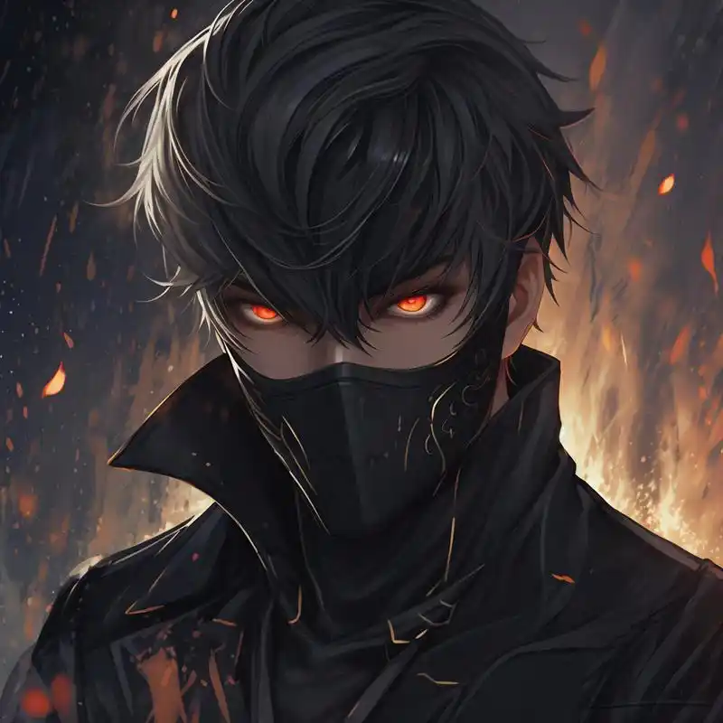 这组黑暗系面具男生头像绝对是你的不二之选!