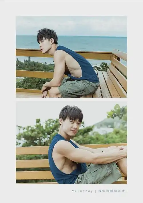 奶狗小哥肌肉写真走红,这腹肌够我舔一年.