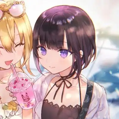 动漫头像闺蜜2张精选(110张)_闺蜜姐妹女生头像_头像屋