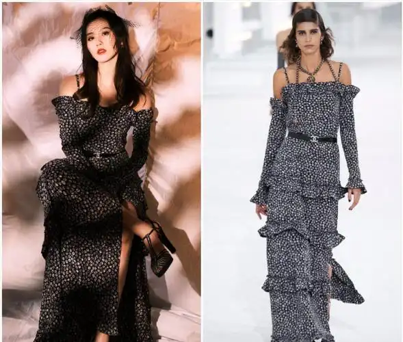 芭莎年度派对朱珠高调秀孕肚奚梦瑶发福