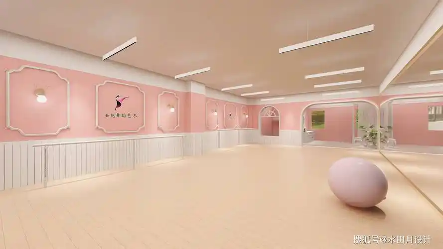 现代甜美法式风舞蹈培训机构设计_教育_购物_中心