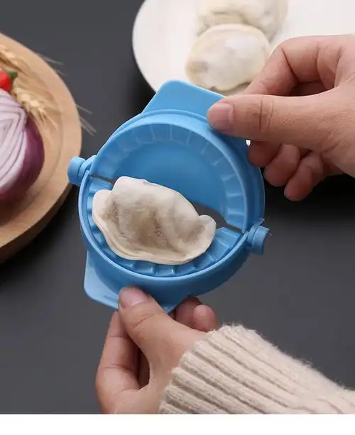 蛋饺子的神器懒人包饺子神器花型月牙形包交子器饺子皮心形捏混沌_7折