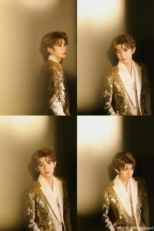 王源|#tfboys十年之约演唱会#王源今晚的个人舞台造型来自印度高定