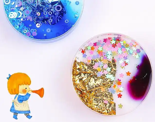 起泡胶儿童玩具史莱姆起泡胶套装网红少女气泡胶套装盒水晶泥假水紫冰