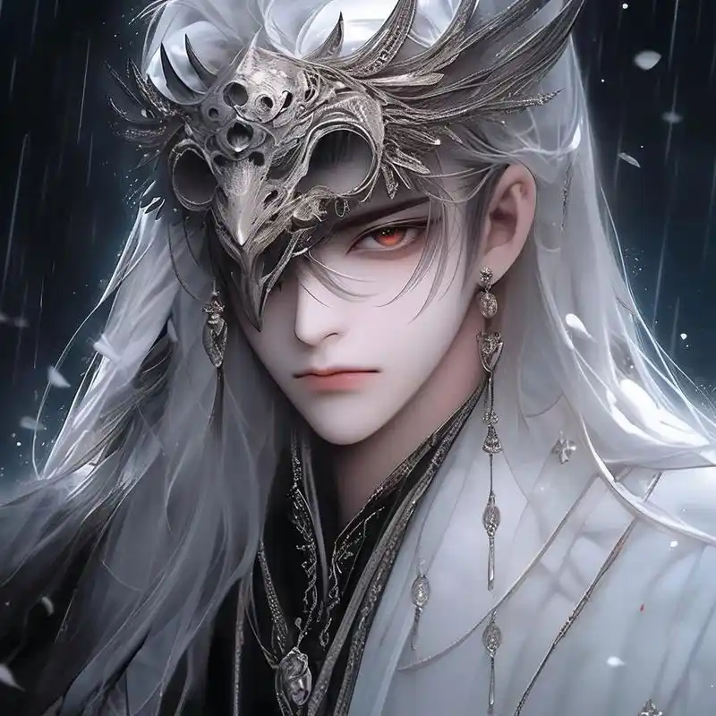 面具男|古风头像二次元头像|男生头像