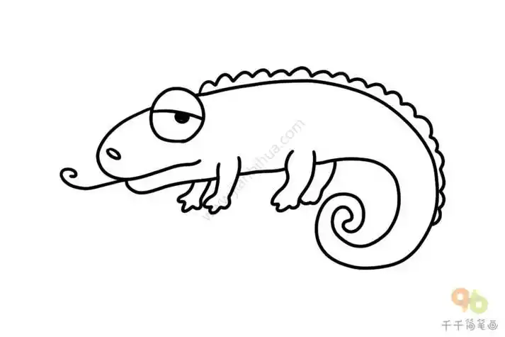 宝可梦森林蜥蜴简笔画(精灵宝可梦土台龟的简笔画) -【爱个性】