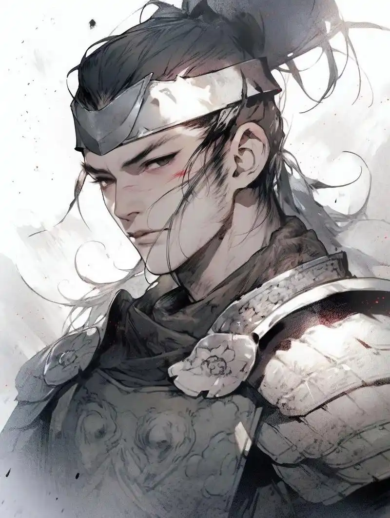 古风少年将军头像壁纸 这张脸是ai理解下的嬴政