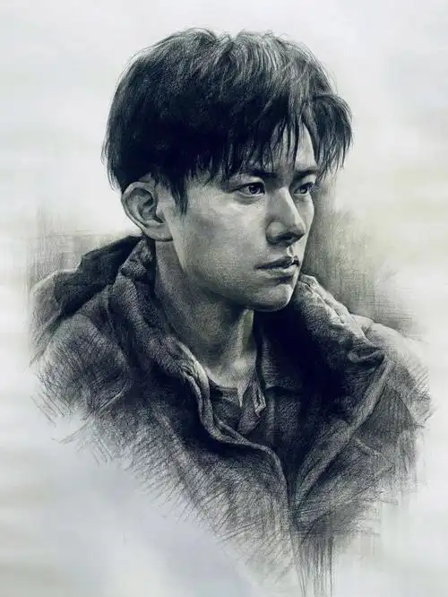 易烊千玺  #画画  #素描 #美术生  #艺考集训