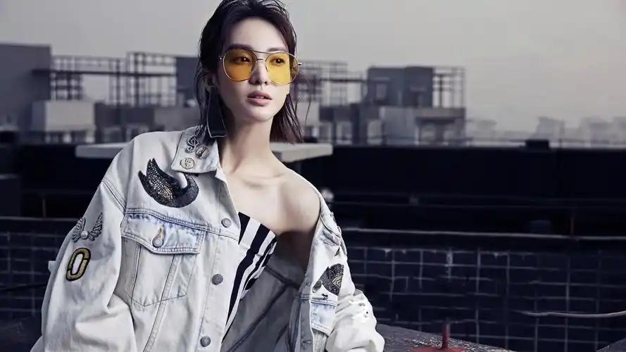 明星演员金晨时尚街拍写真高清图片桌面壁纸高清大图预览1920x1080