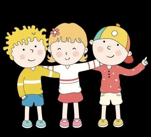 蓝天幼儿园小班美术—《好朋友》