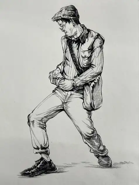 速写人物临摹图简单速写人物临摹图入门