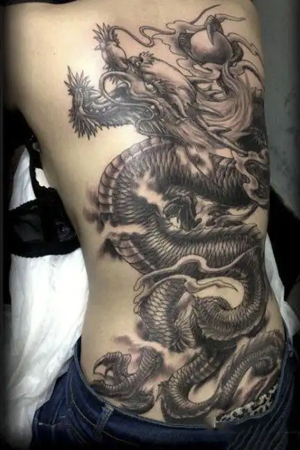 满背纹身   大满背纹身图案