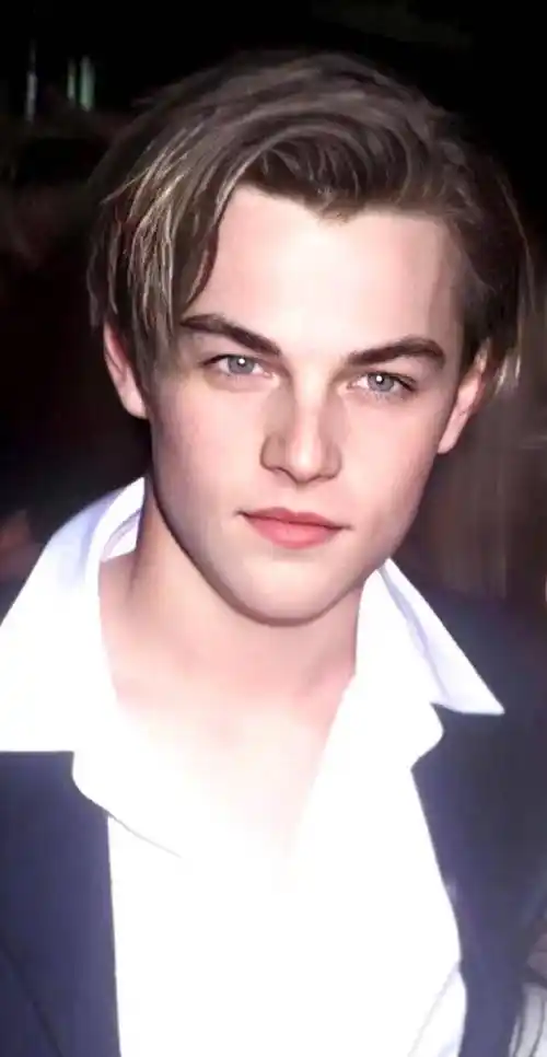 不得不承认,年轻的莱昂纳多帅的一塌糊涂,男性颜值的天花板.