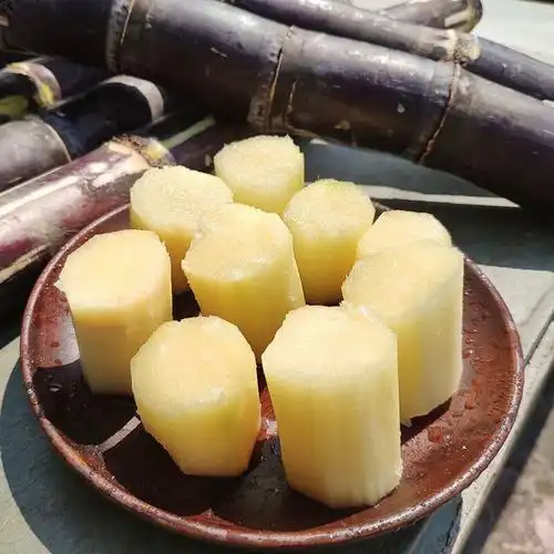 鲜木广西黑皮甘蔗新鲜应季水果现砍现发精选中段脆甜多汁5斤精品装