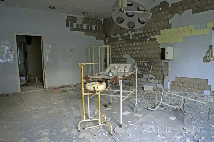 切尔诺贝利灾难后放弃的普里皮亚特市医院