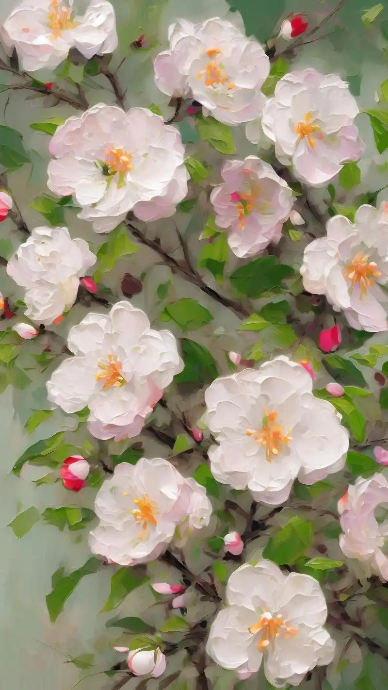 手机梅花壁纸图片94 文艺复古必备!