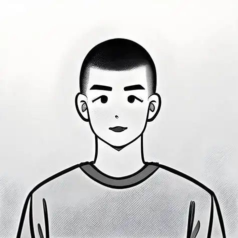 男生寸头简笔画寸头小子可爱简笔画人物教程寸头小子可爱简笔画人物