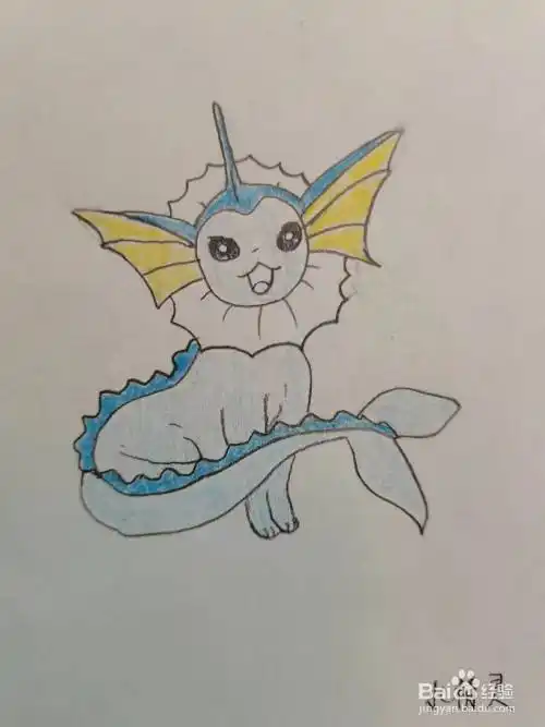 可爱的水宝宝简笔画