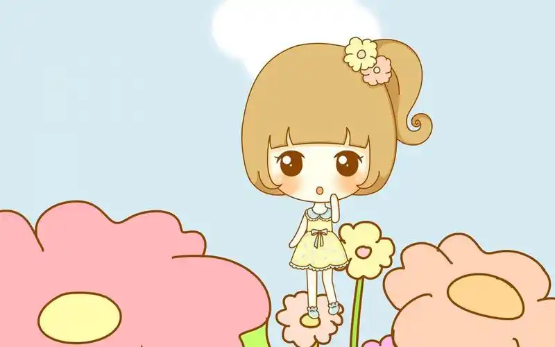 萌萌哒卡通鬼小妞壁纸 - tt98图片网